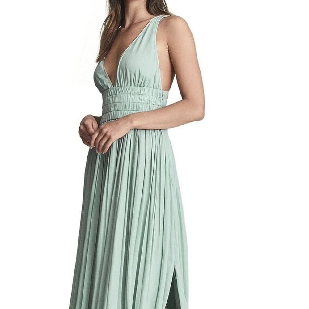 REISS Seafoam Midi Cocktail Dress - NWT